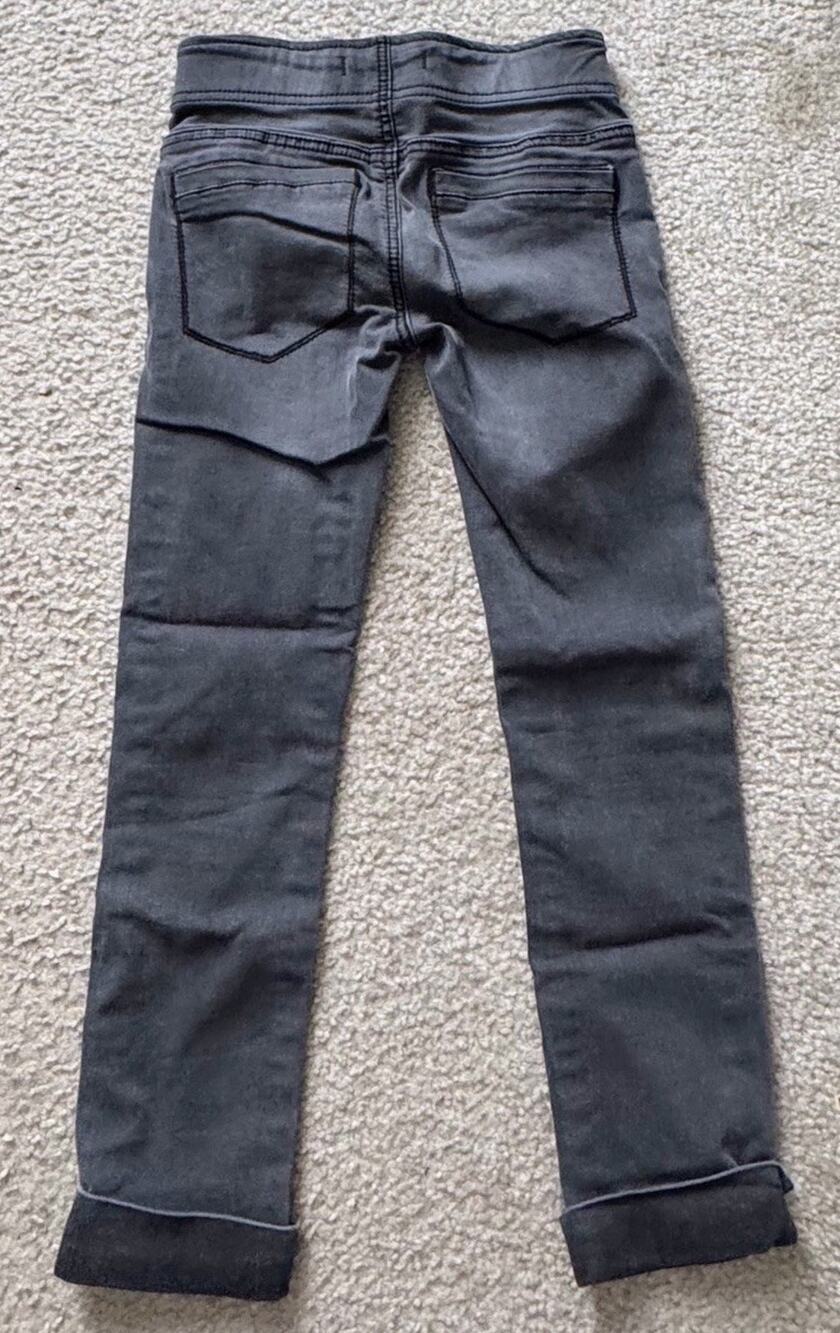Free People Girls Gray Skinny Jeans Size 24 Stretch Denim Cropped Ankle Pants